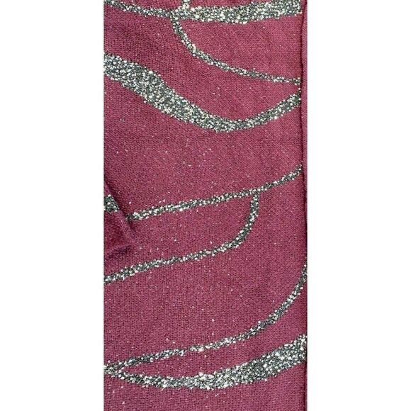 Alfani Cardigan Sweater Small Open-Front Sequins - Picture 3 of 8